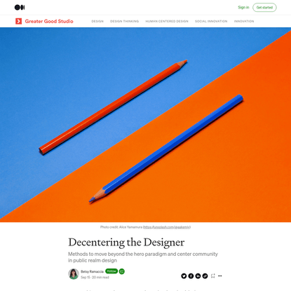 Decentering the Designer