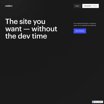 Webflow: Create a custom website | No-code website builder