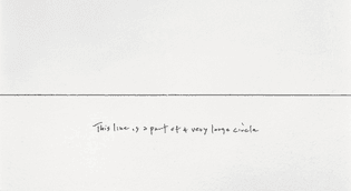 This Line is Part of a Very Large Circle, 1963 - Yoko Ono