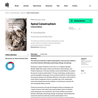 Spinal Catastrophism | The MIT Press
