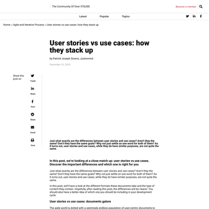 User stories vs use cases: how they stack up