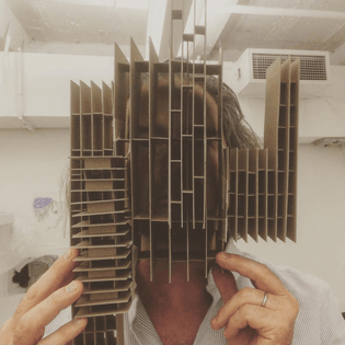 facade - modeling a student mask project #bcarchitecture #facade #architecture #architecturemodel #facemask