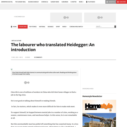 The labourer who translated Heidegger: An introduction