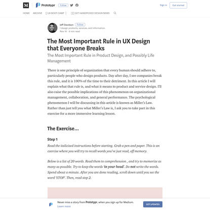 The Most Important Rule in UX Design that Everyone Breaks