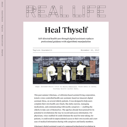 Heal Thyself — Real Life