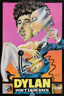Don't Look Back (1967) poster, British, Alan Aldridge
