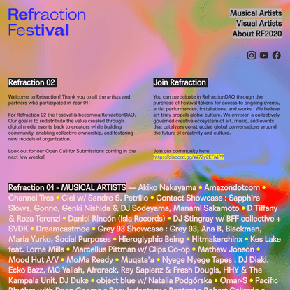 Refraction Festival
