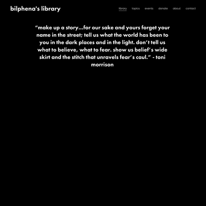 books — bilphena’s library