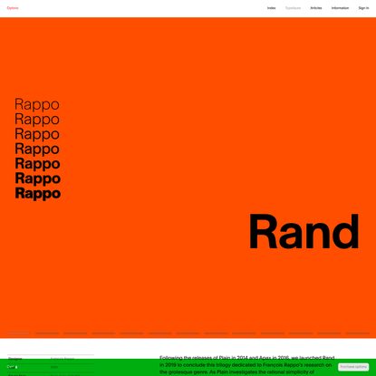 Rand « Typefaces « Optimo