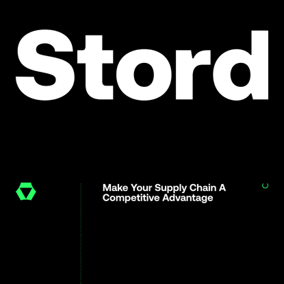Stord | Make Your Supply Chain A Competitive Advantage