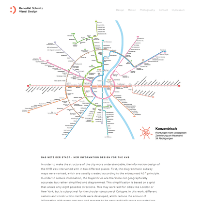 Das Netz der Stadt — Benedikt Schmitz Visual Design