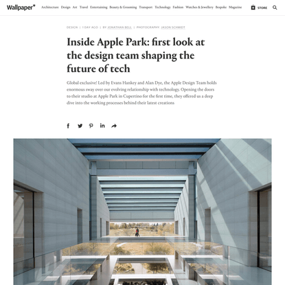 Inside Apple Park: first look at the design team shaping the future of tech