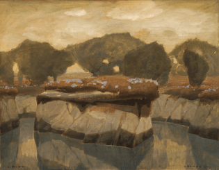 Ludwig Dillo, Twilight over the Swamp 1905