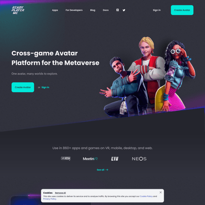 Metaverse Full-Body Online 3D Avatar Creator | Ready Player Me
