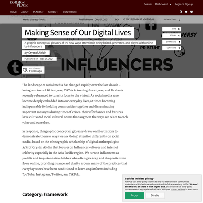 Making Sense of Our Digital Lives · Commonplace