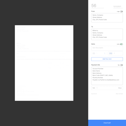 Invoice Generator