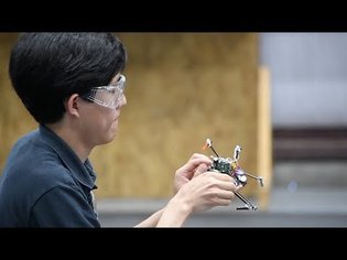 Students demo micro-robots for Army