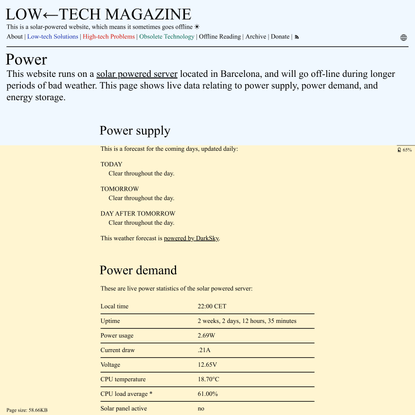 LOW←TECH MAGAZINE