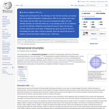 Interpersonal circumplex - Wikipedia