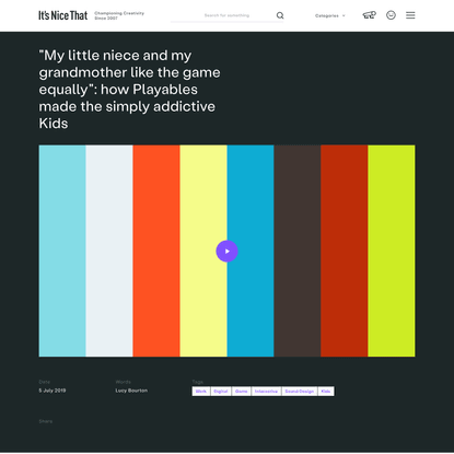 “My little niece and my grandmother like the game equally”: how Playables made the simply addictive Kids