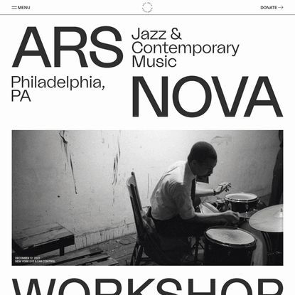 Ars Nova Workshop | Jazz & Contemporary Music