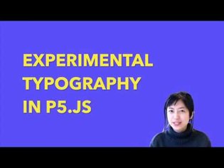 1.1: Intro to textToPoints() - Experimental Typography - p5.js Tutorial