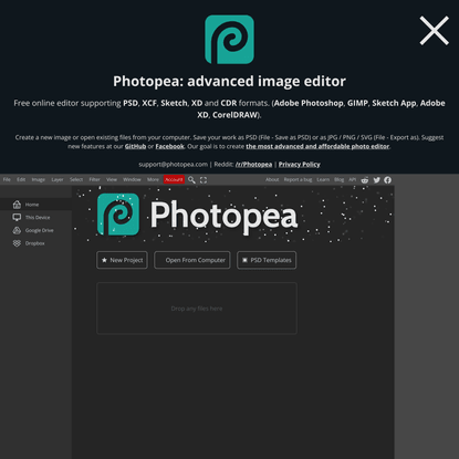 Photopea | Online Photo Editor