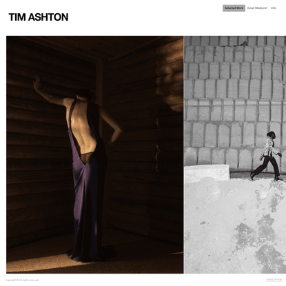 Selected Work - TIM ASHTON