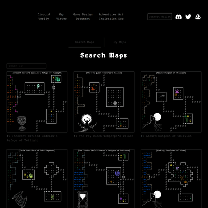 Legends Maps: Roguelike Game and NFT Project
