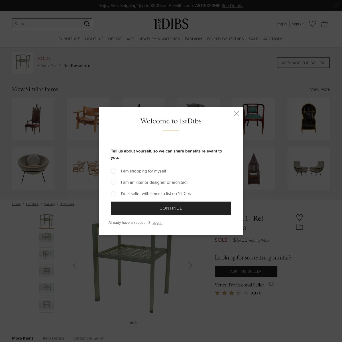 Chair No. 1 Rei Kawakubo — Are.na