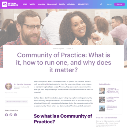 Community of Practice: What is it, how to run one, and why does it matter? | Rethink Together