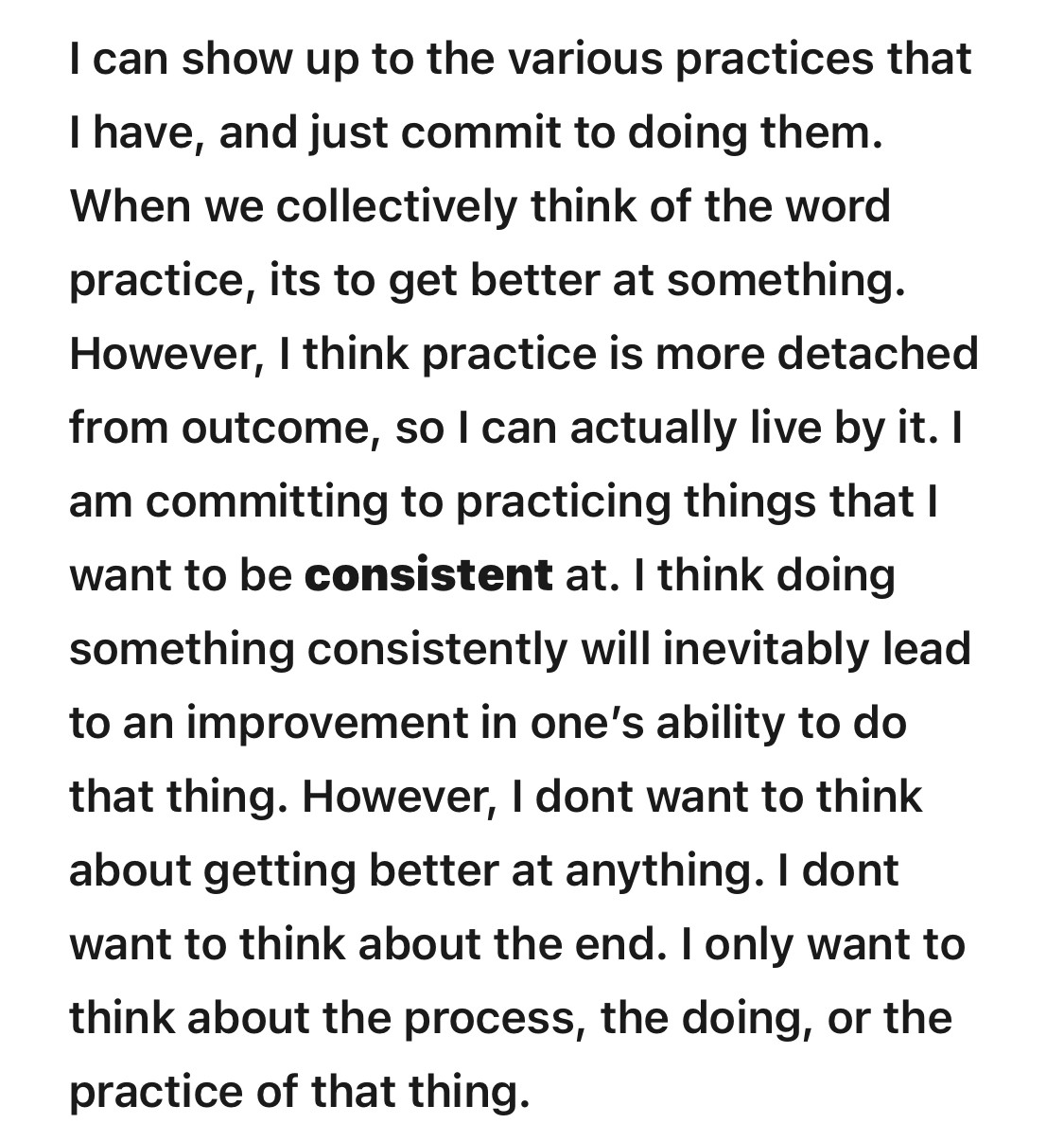 from “Year of Practice” 
