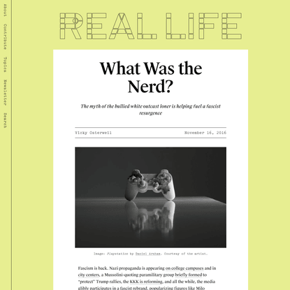What Was the Nerd? — Real Life