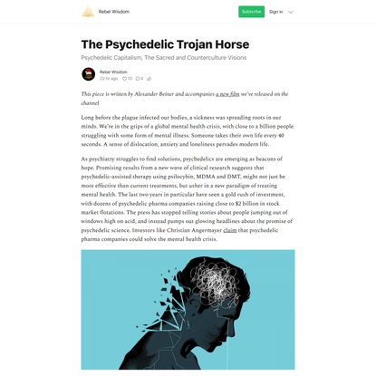 The Psychedelic Trojan Horse - Rebel Wisdom