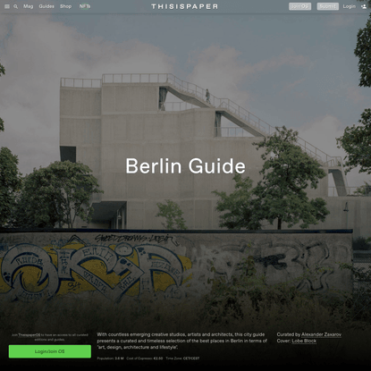 Berlin Architecture Guide