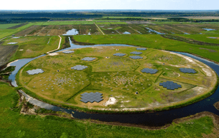 LOFAR radio telescopes in the Netherlands