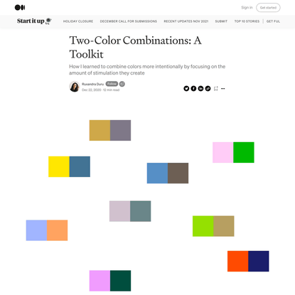Two-Color Combinations: A Toolkit