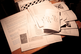 print are.na @ the cybernetics conference, installation view