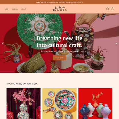 Quality Porcelain Since 1925 – Chinatown, New York