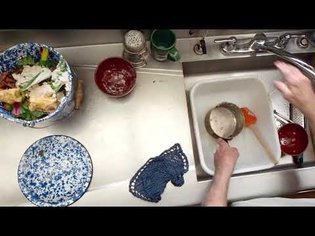 Lloyd Kahn's Dish Washing Method