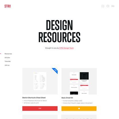 Design Resources by STRV