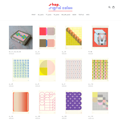riso books &amp; -prints of visual artist sigrid calon