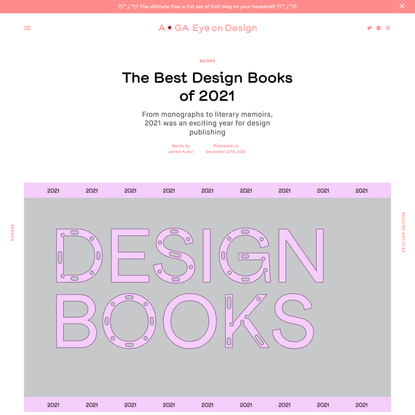 The Best Design Books of 2021