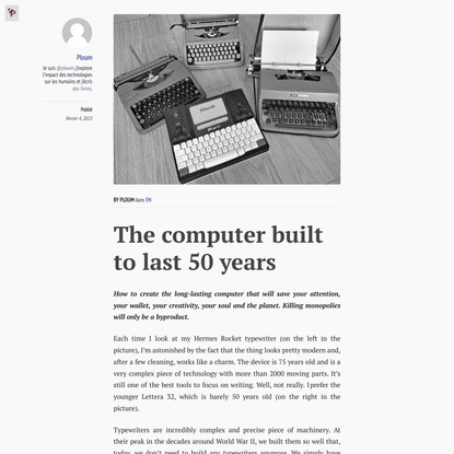 The computer built to last 50 years