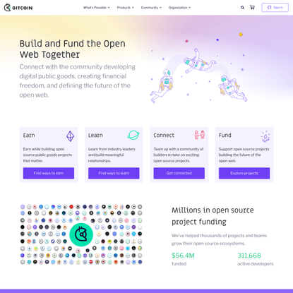 Gitcoin - Build and Fund the Open Web Together