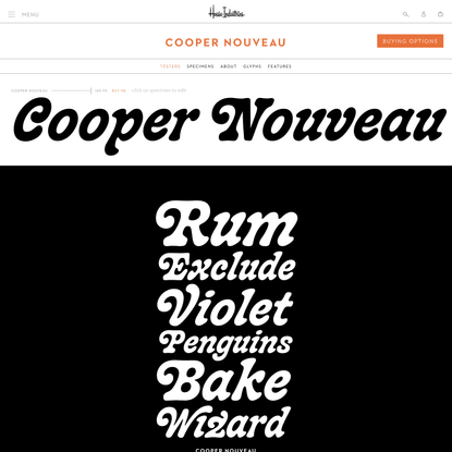 Cooper Nouveau by House Industries