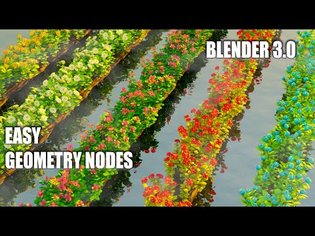 Easy Geometry Nodes PLANTS - Blender 3.0