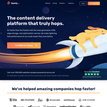 bunny.net - The content delivery platform that truly hops