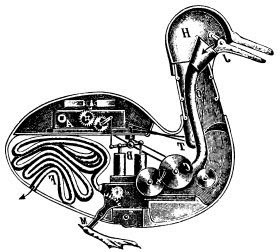 Jacques de Vaucanson's mechanical duck