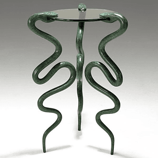 serpent side table by judy kensley mckie from 1997